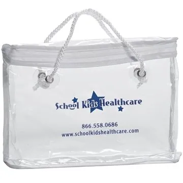 100 Customized Vinyl Zipped Bags
