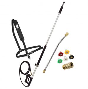 Twinkle Star 4000 PSI Commercial Grade Telescoping Pressure Washer Wand for Pressure Washers with Belt