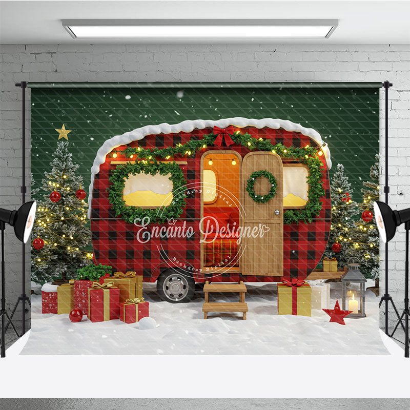 Aperturee Christmas Photography Backdrop