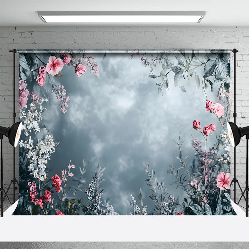 Aperturee Floral Wash Photo Backdrop