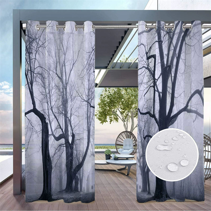 Aperturee Gothic Dark Forest Curtains