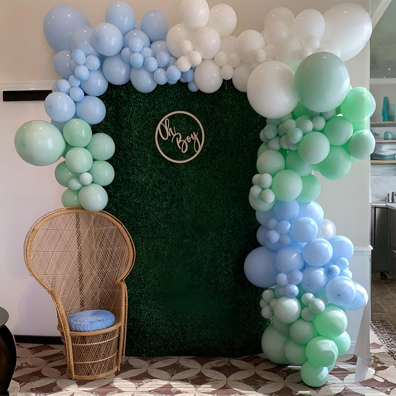 Aperturee Green Artificial Grass Wall Backdrop