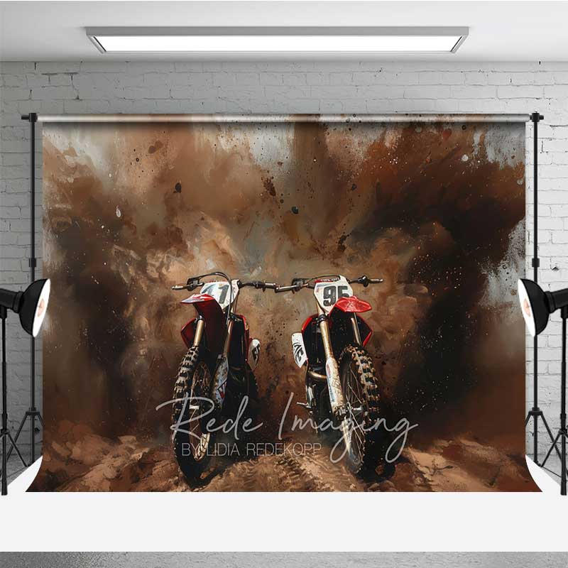 Aperturee Motocross Photography Backdrop