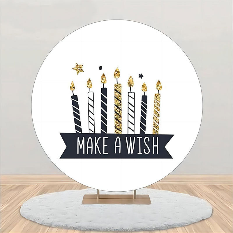 Aperturee Round Birthday Backdrop