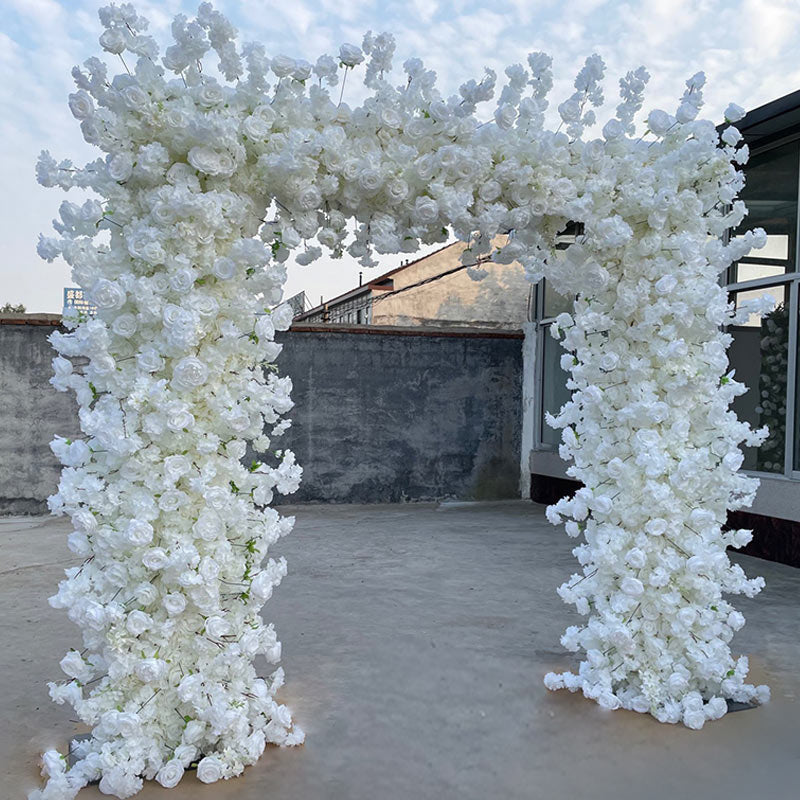 Aperturee White Flower Wall for Weddings
