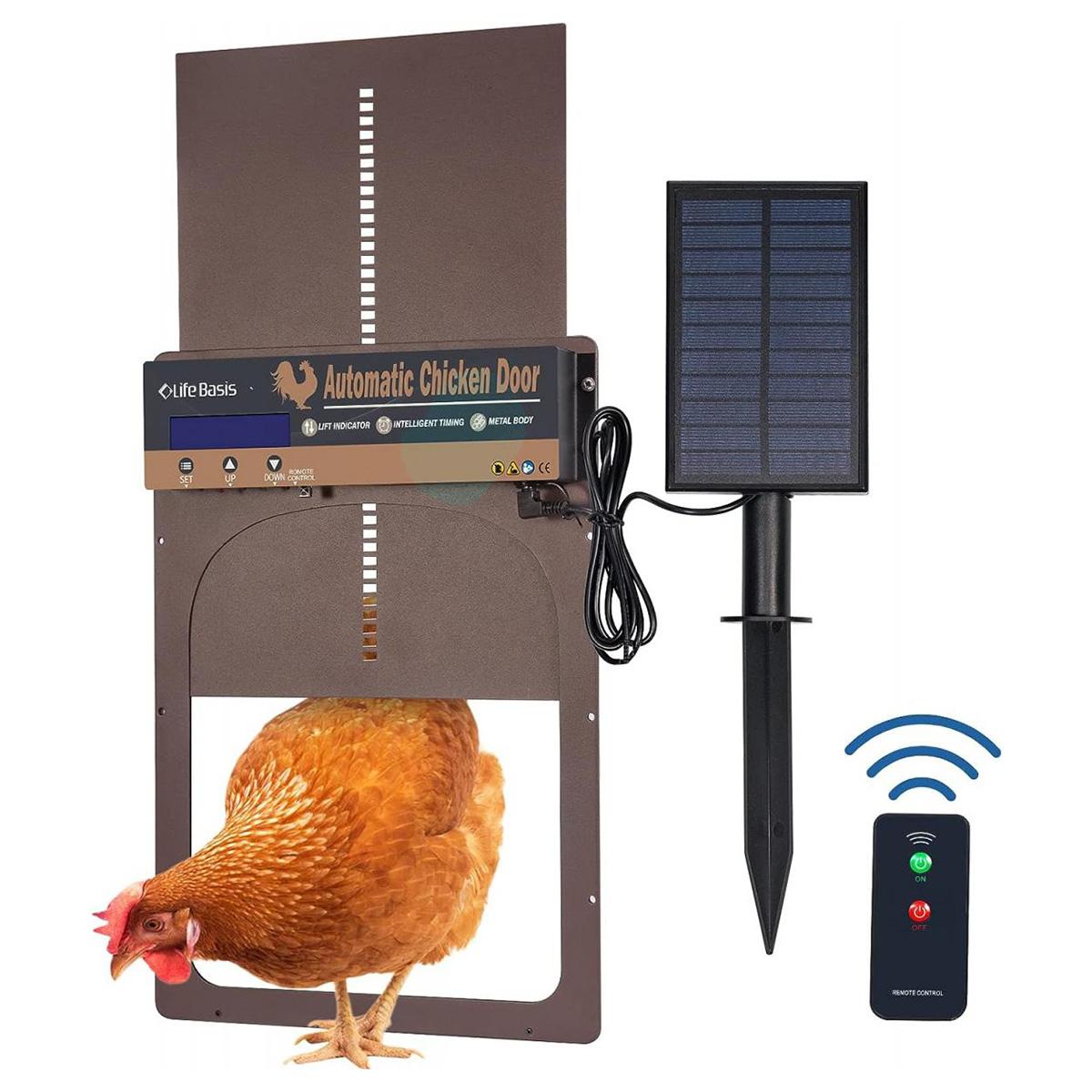Automatic Solar-Powered Chicken Coop Door