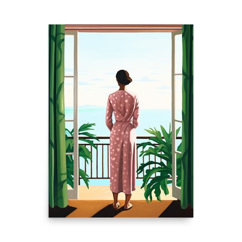 Balcony Reflections Wall Art Design