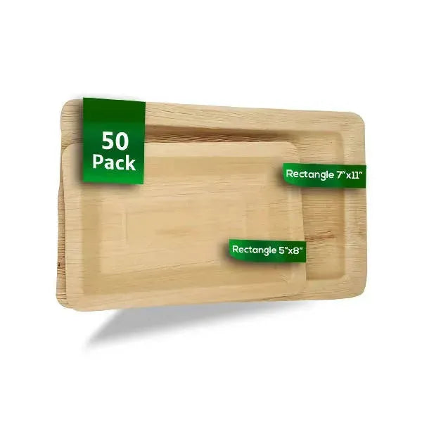 Biodegradable Palm Leaf Plate Combo Pack