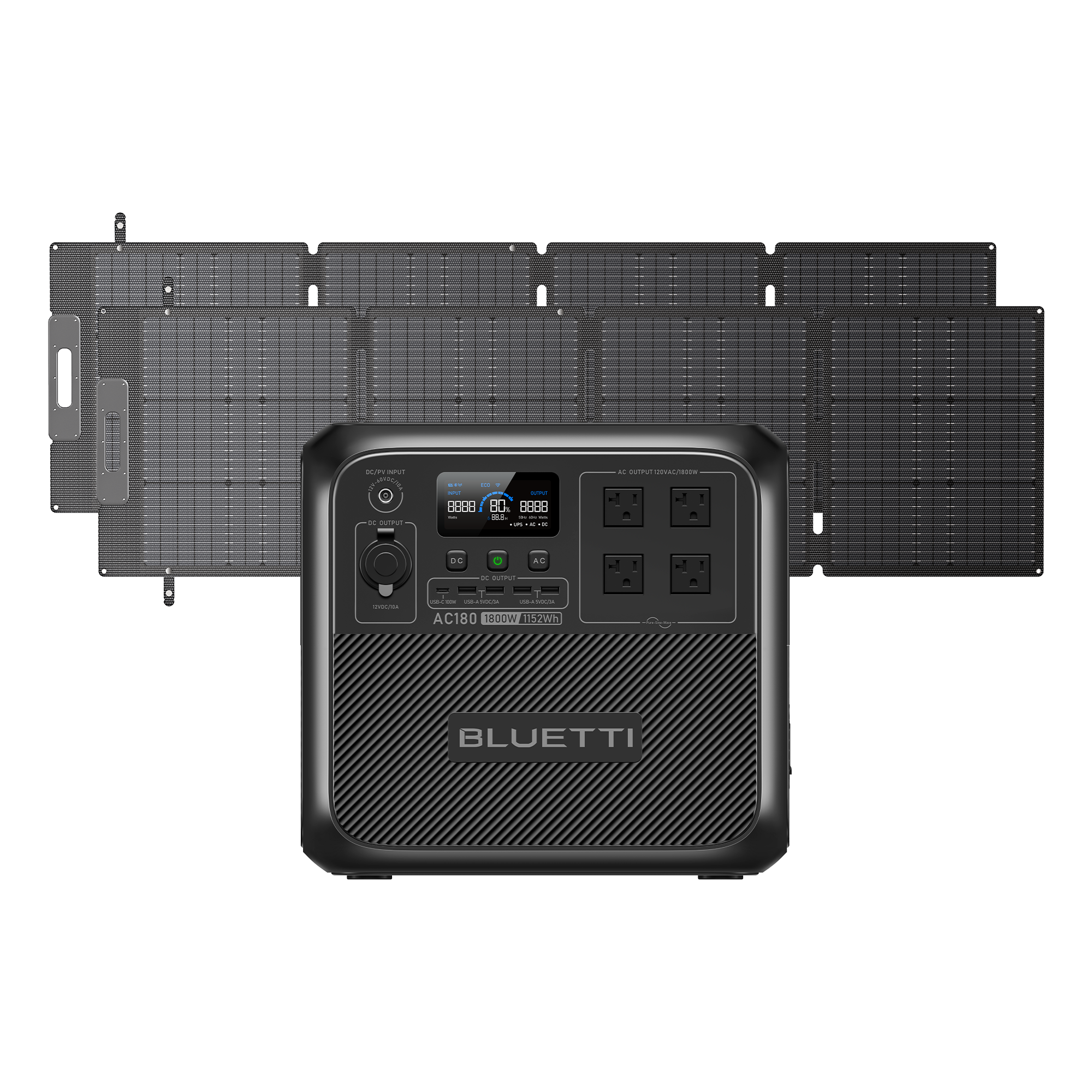 BLUETTI AC180 Solar Power Station