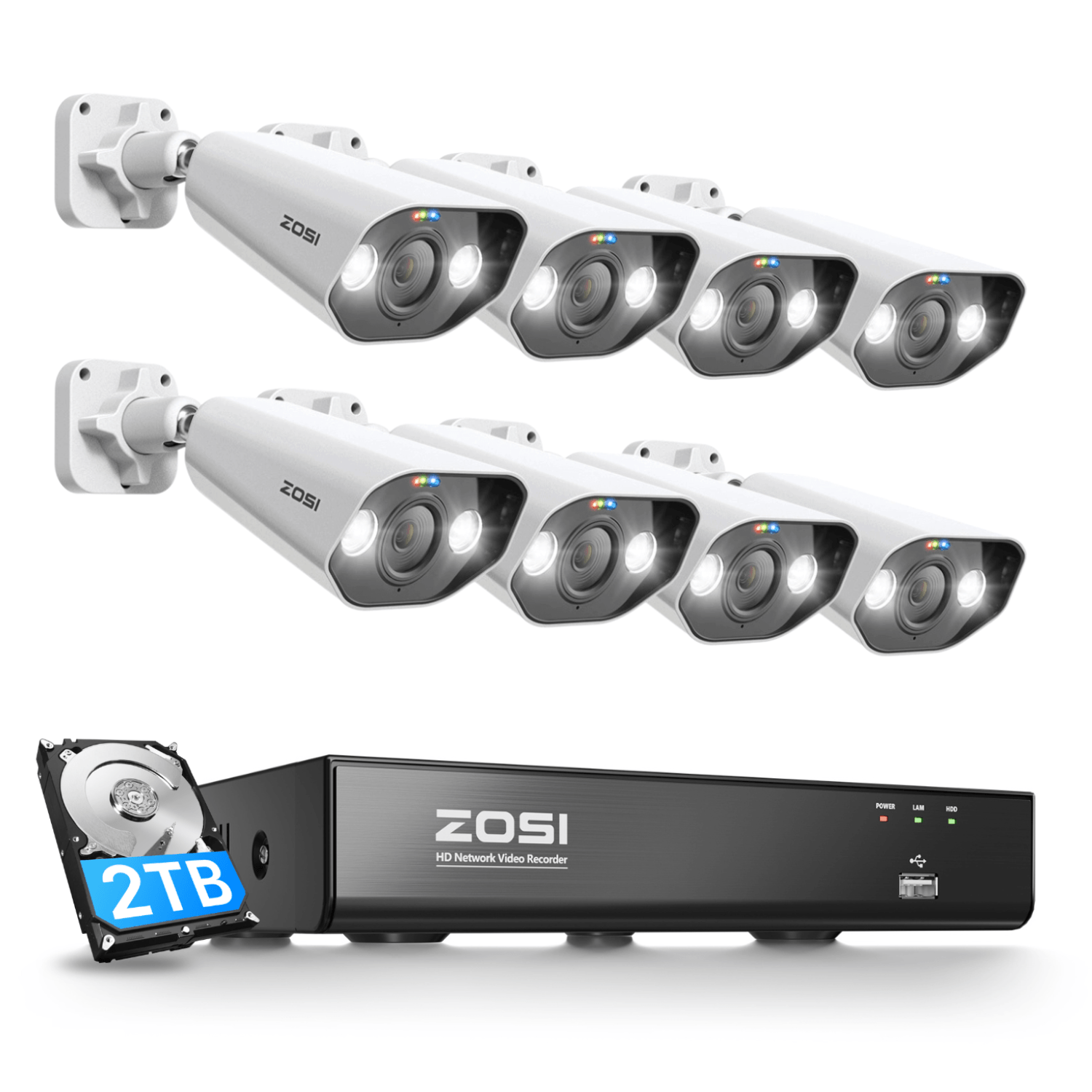 C182 4K PoE Security Camera System