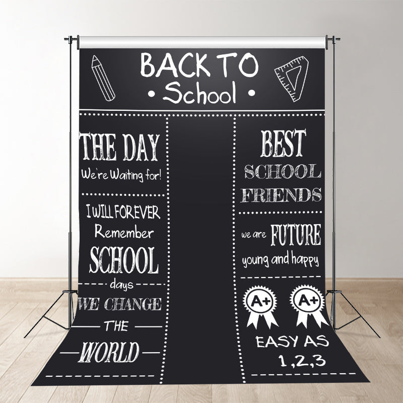 Change The World Back To School Backdrop