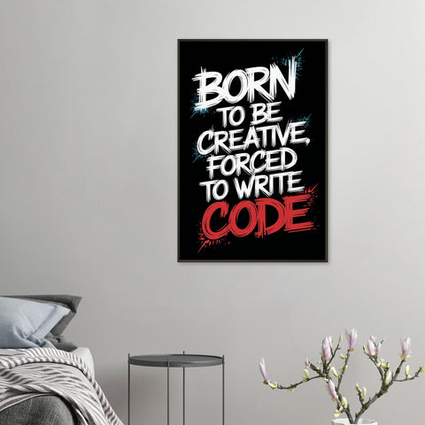 Code Warrior Creative Art Print