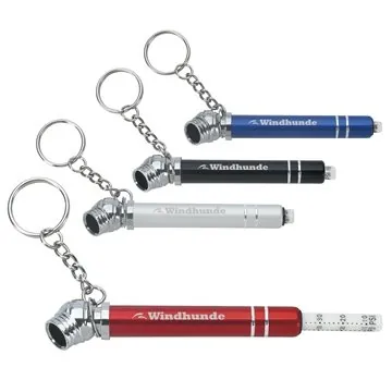 Compact Mini Double Ring Tire Pressure Gauge