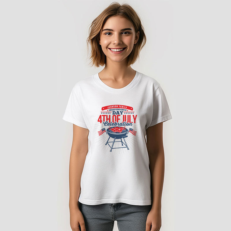 Custom Family Reunion T-Shirt for BBQ