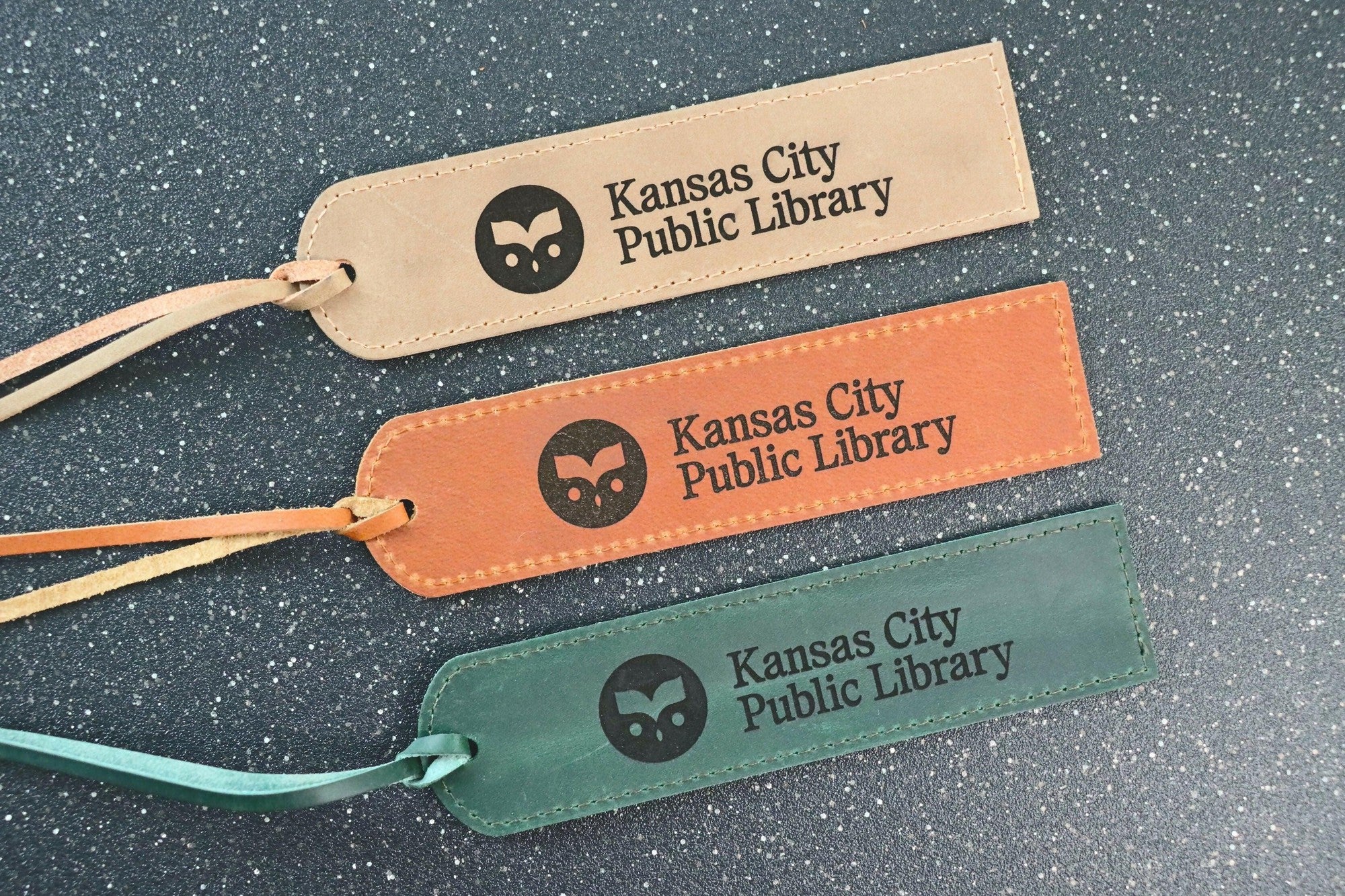 Custom Leather Church Bookmark for Members