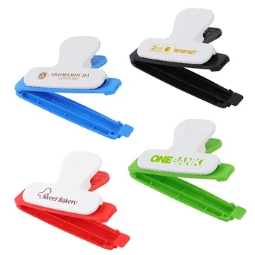 Custom Snap-Lock Bag Clip in Durable Plastic