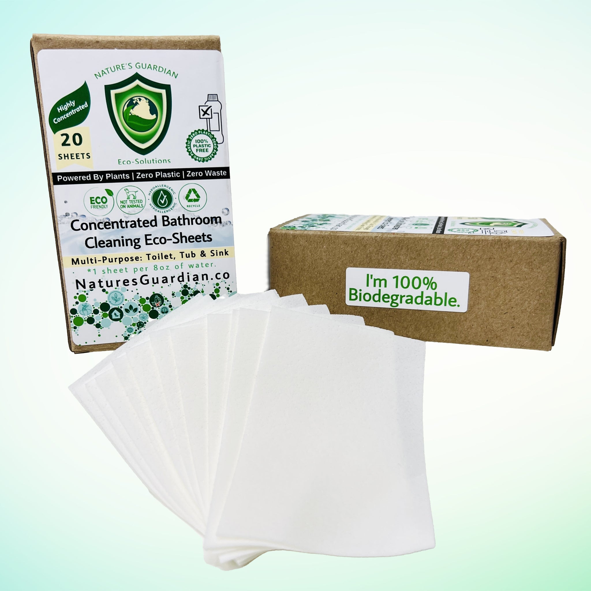 Eco-Friendly Concentrated Cleaning Sheets