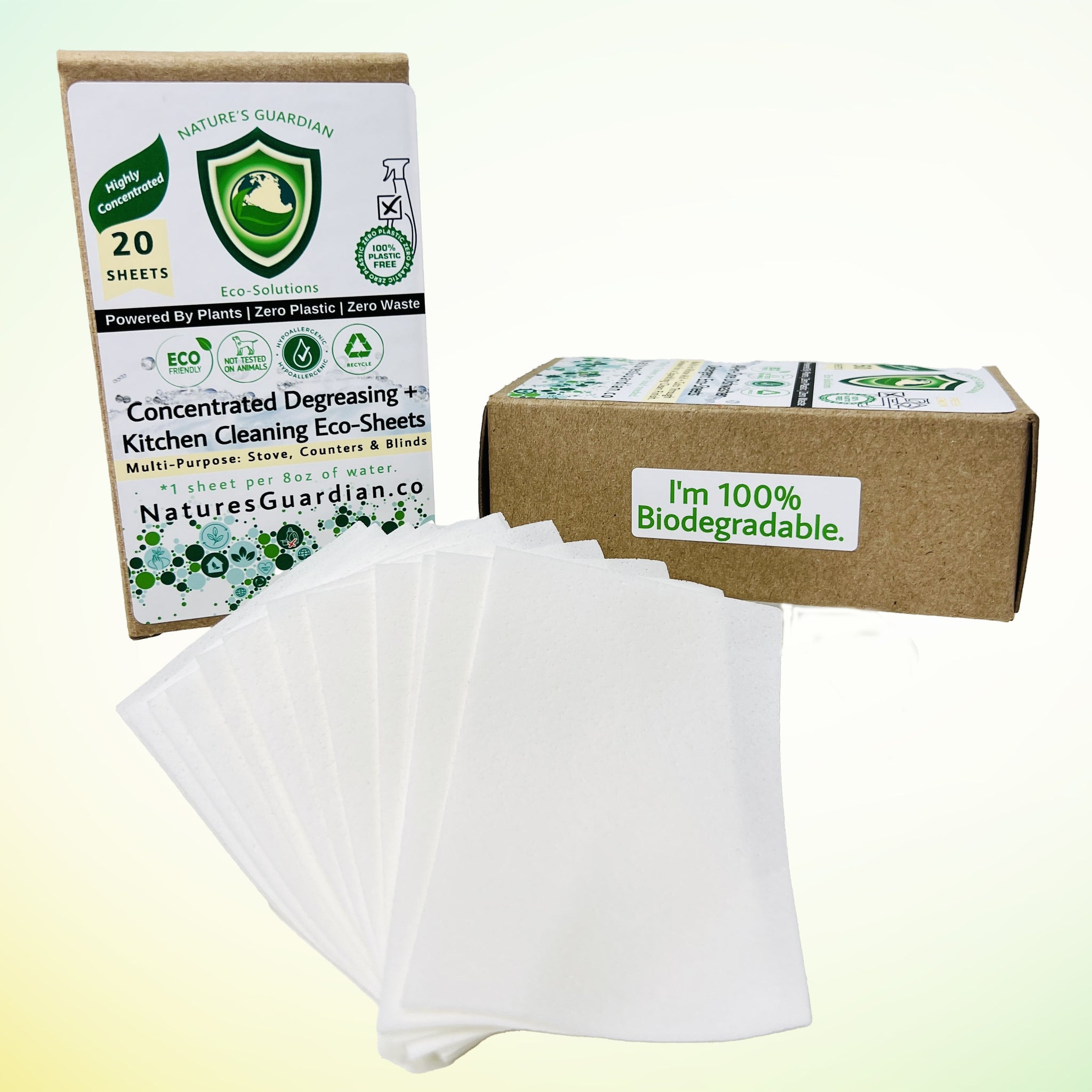 Eco-Friendly Multi-Purpose Cleaning Sheets