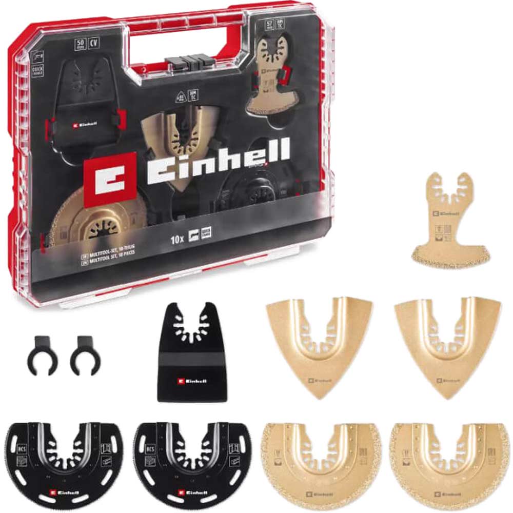 Einhell 10-Piece Oscillating Tool Accessory Set