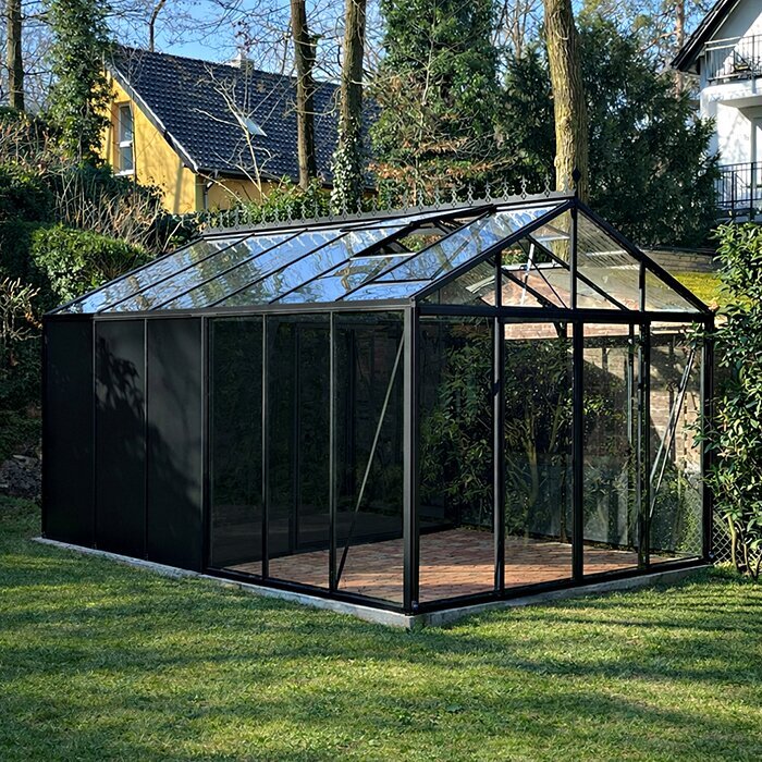 Elegant Aluminum Greenhouses with Storage