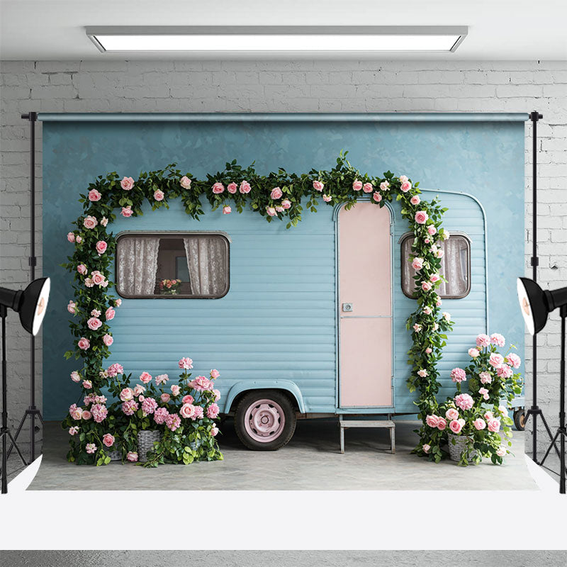 Elegant Floral Outdoor Wedding Backdrop