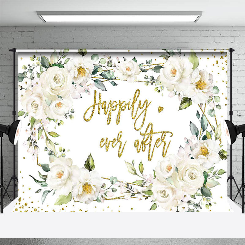 Elegant Floral Wedding Backdrop by Aperturee