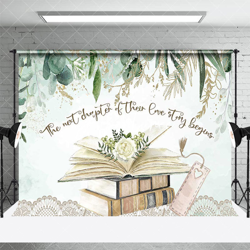 Elegant Green Leaves Wedding Backdrop