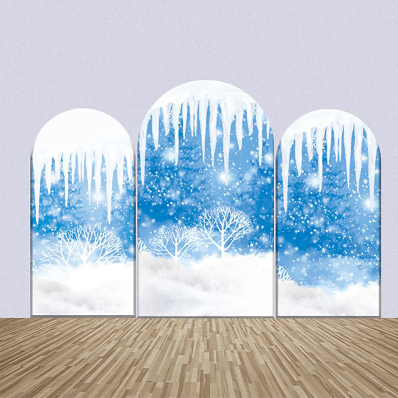 Elegant Ice Pick Winter Backdrop Kit