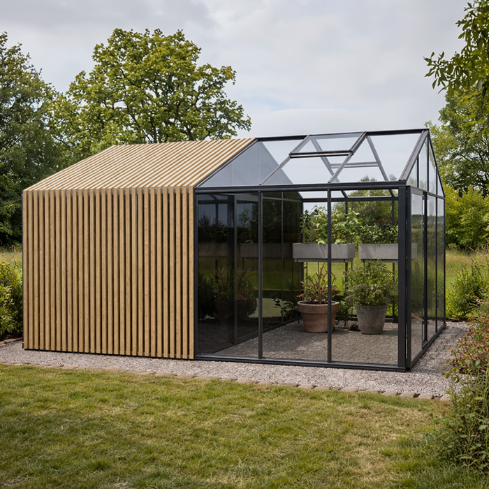 Exclusive Aluminum Greenhouse with Storage