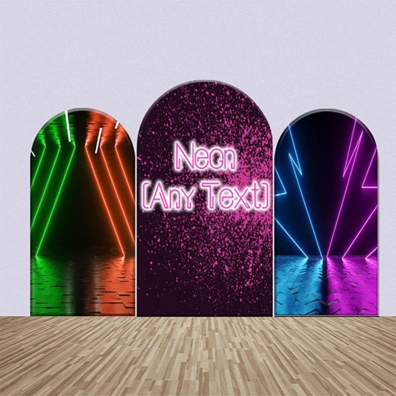 Glitter Neno Lights Party Arch Kit