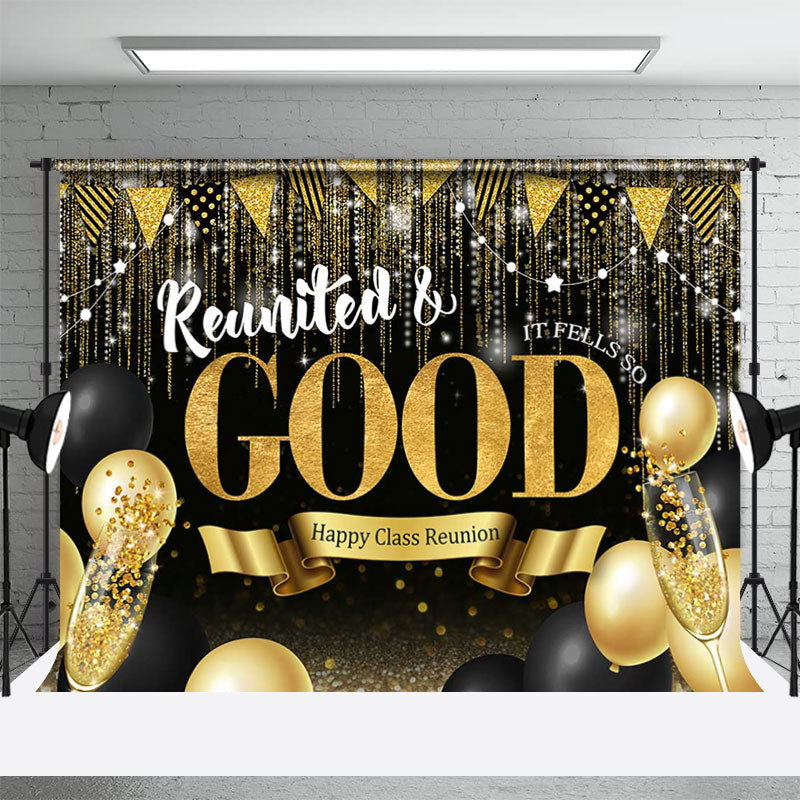 Gold Appy Class Reunion Backdrop