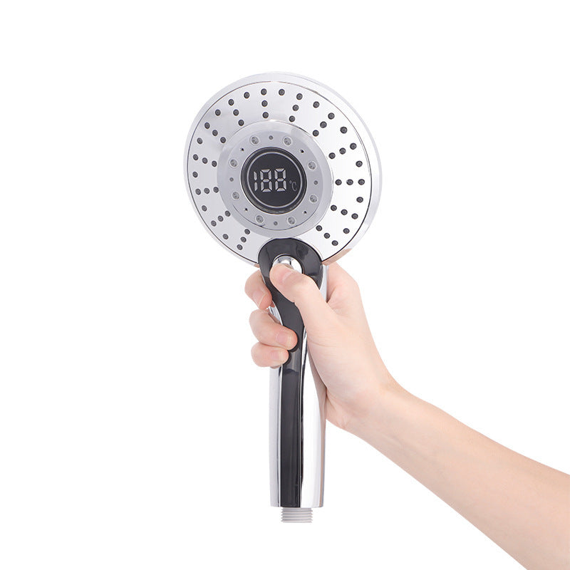 Intelligent LED Temperature Display Shower Head