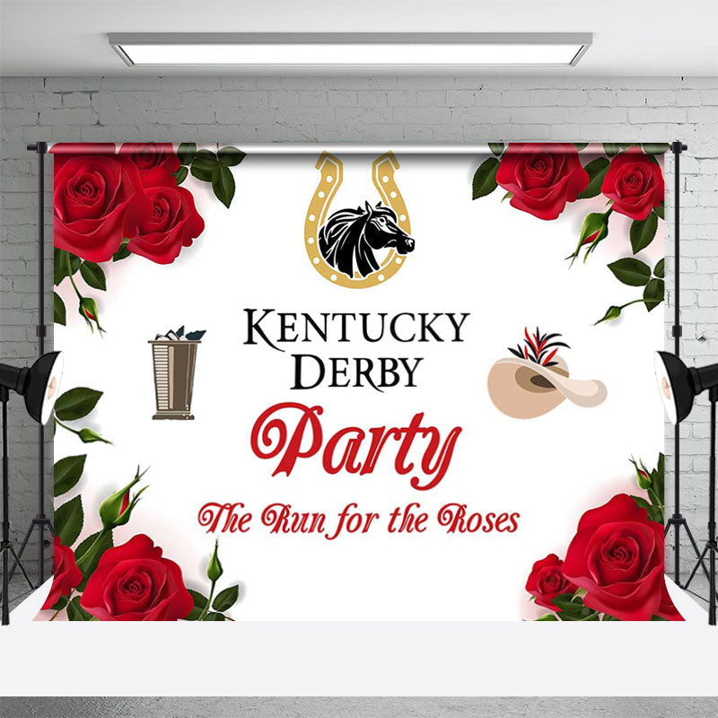 Kentucky Derby Party Backdrop Design