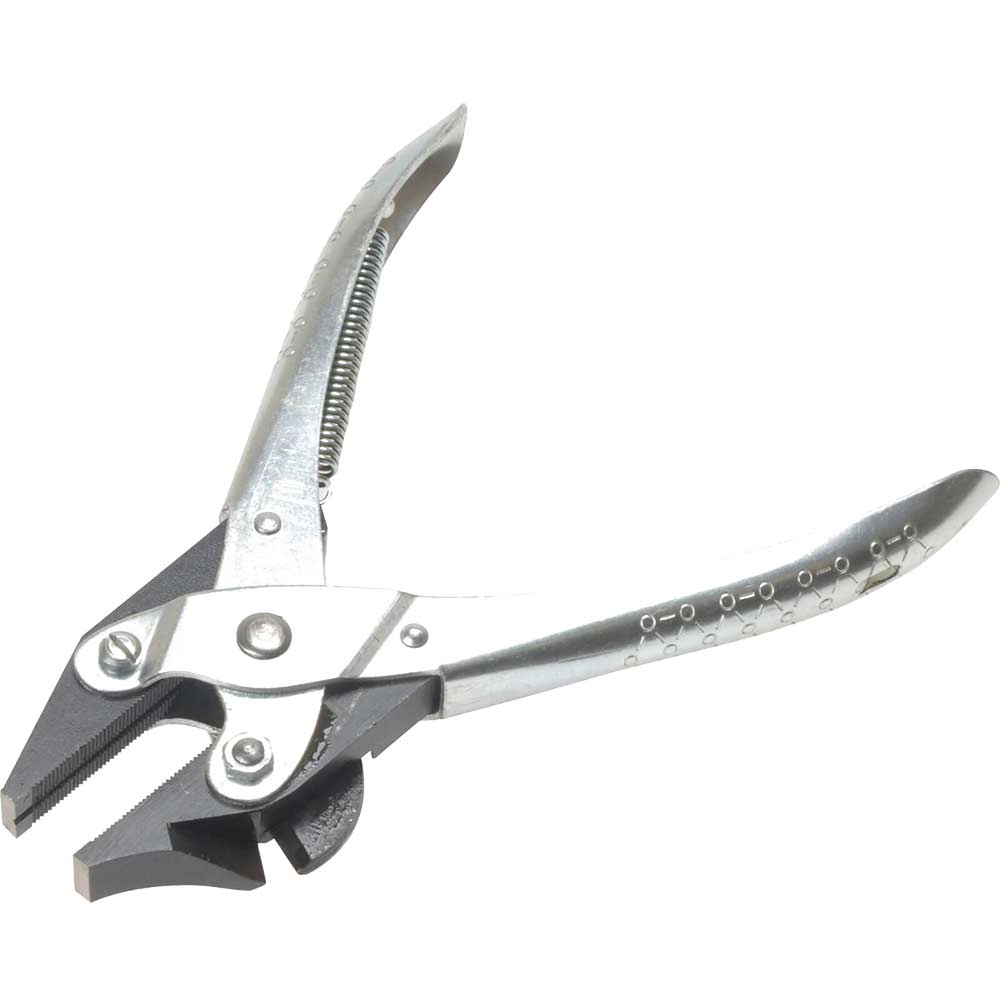 Maun Spring Return Serrated Pliers 165mm
