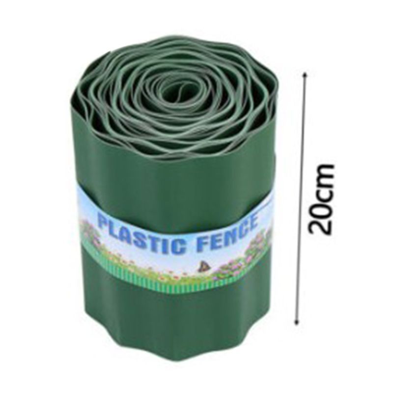 Plastic Garden Fence in Green Color