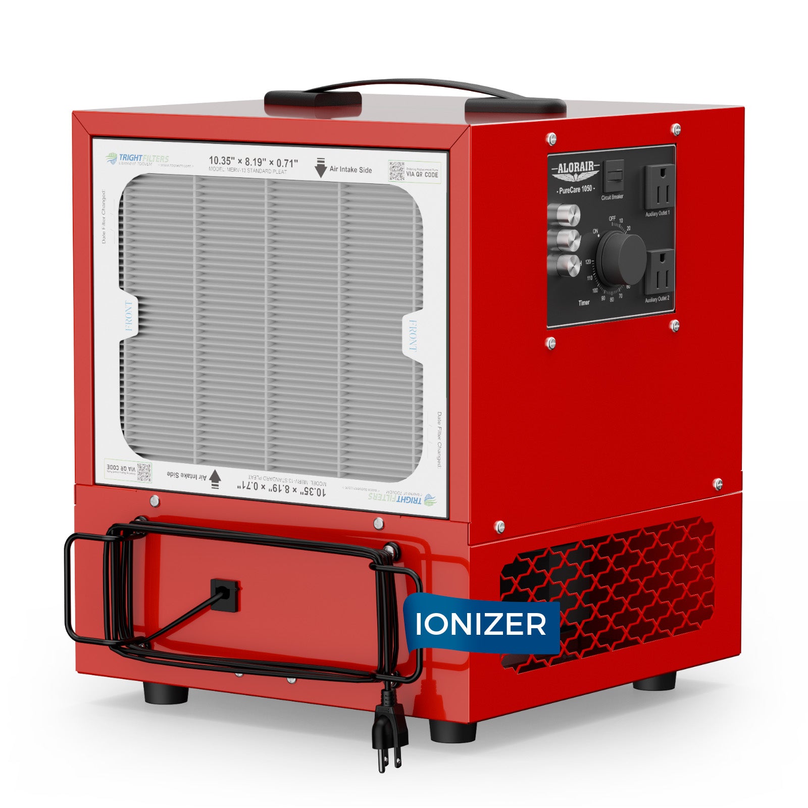 Portable Air Filtration System with Ionizer