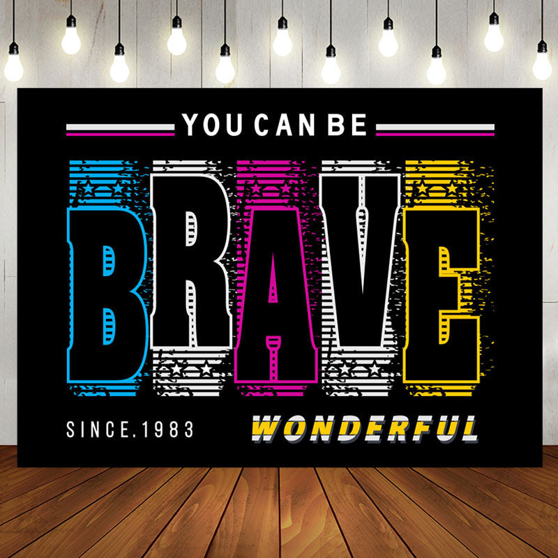 Positive Birthday Backdrop for Celebrations