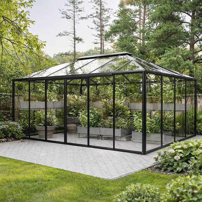 Pyramid Greenhouse for Elegant Gardens