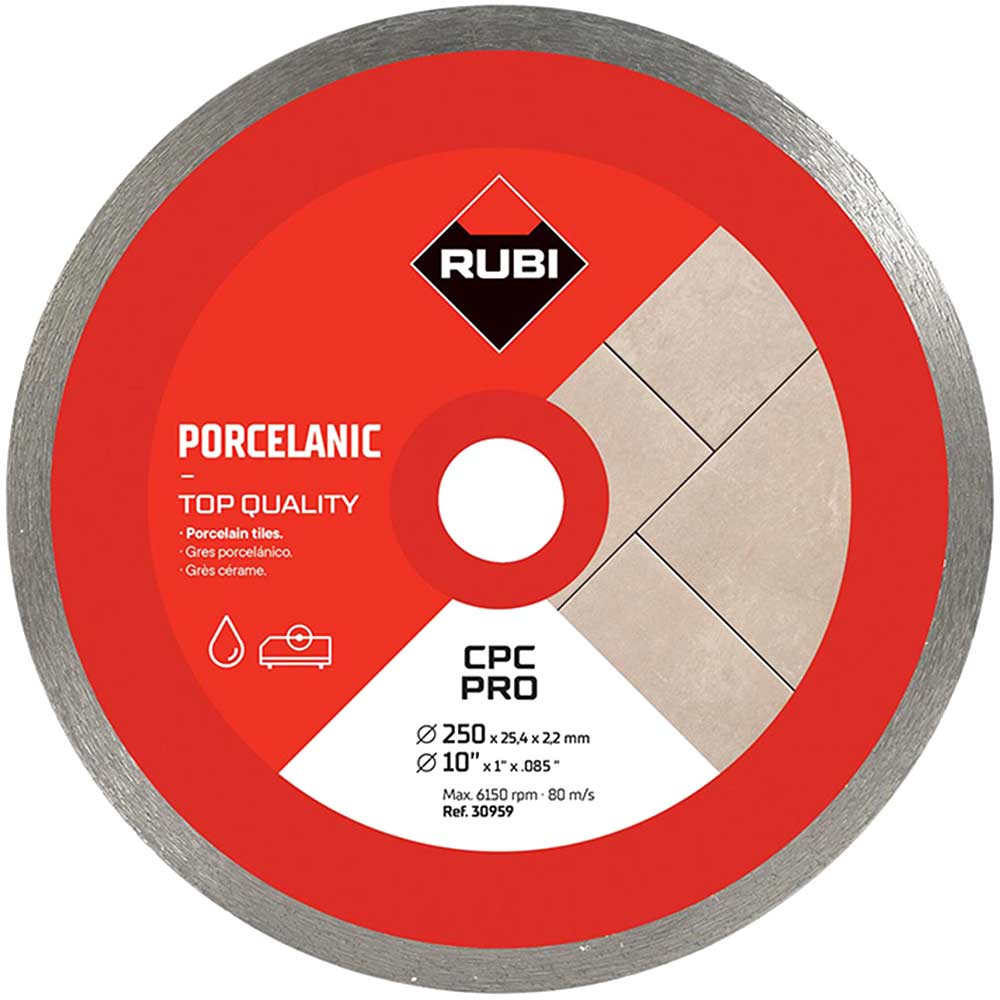 Rubi CPC Pro Diamond Cutting Disc 250mm