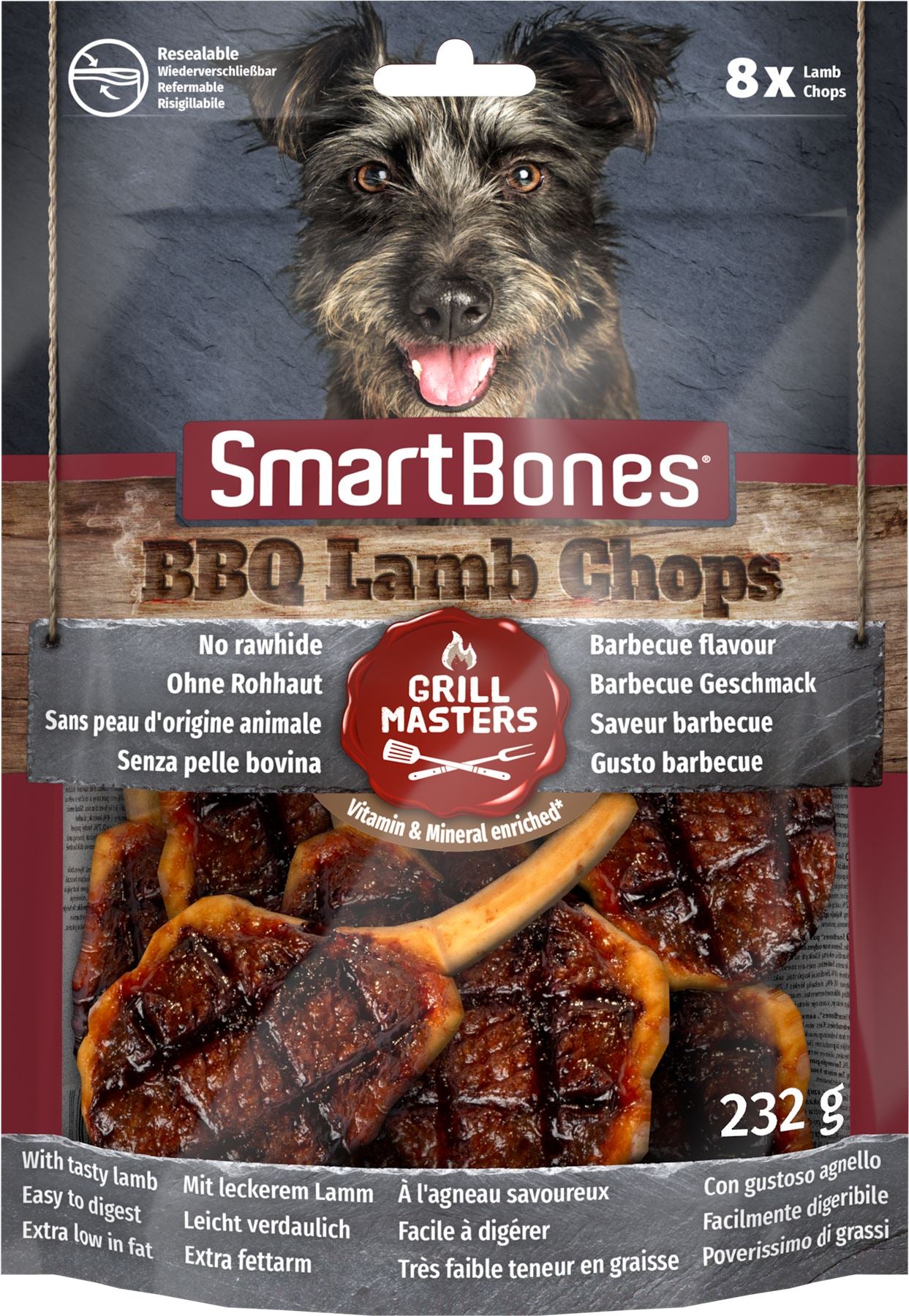SmartBones BBQ Lamb Chops for Dogs