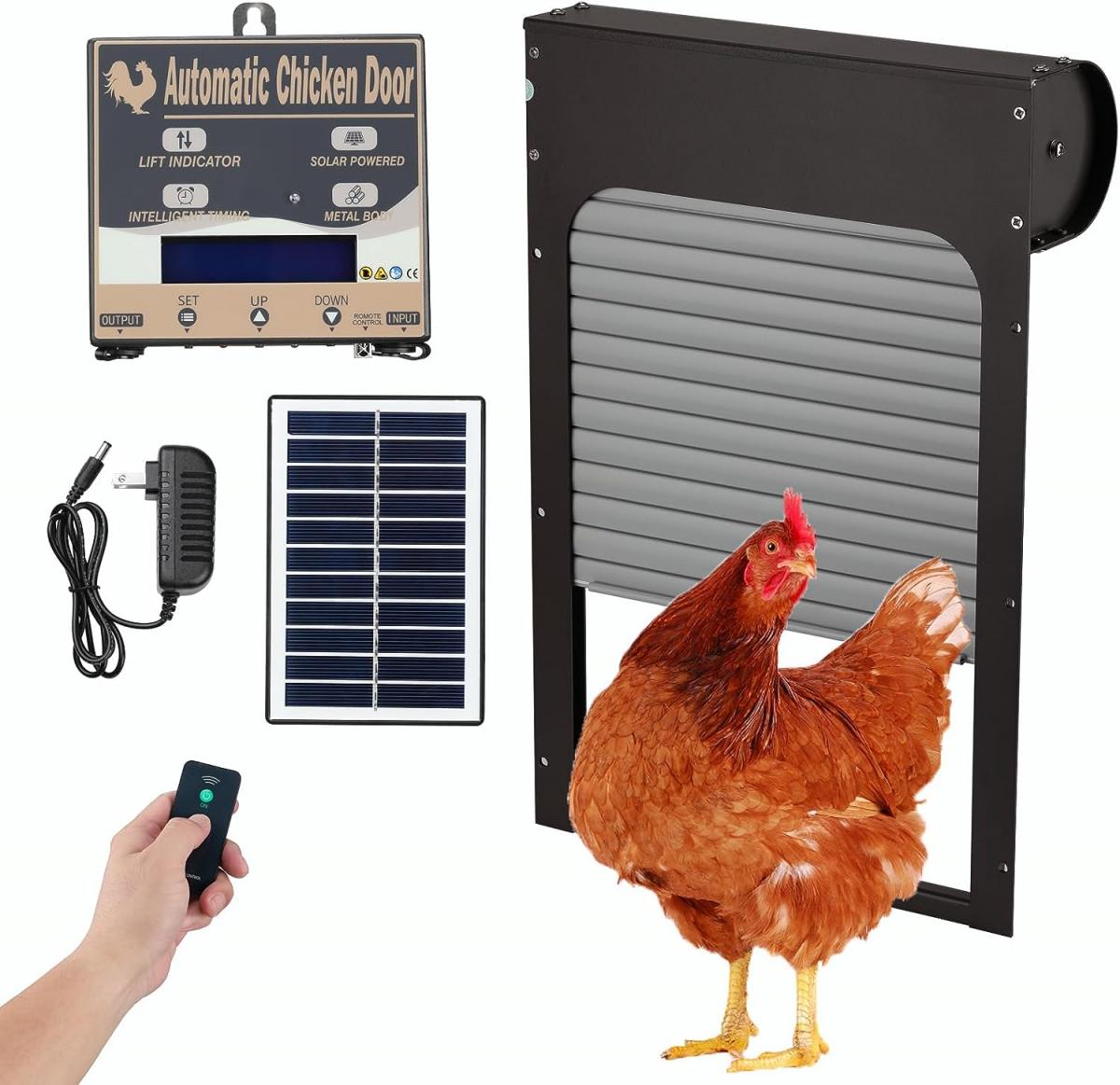 Solar Powered Automatic Chicken Coop Door