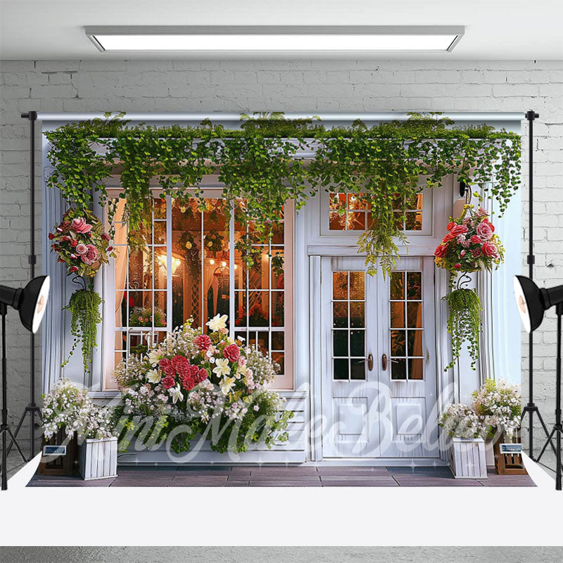 Spring Flower Photo Backdrop for Events