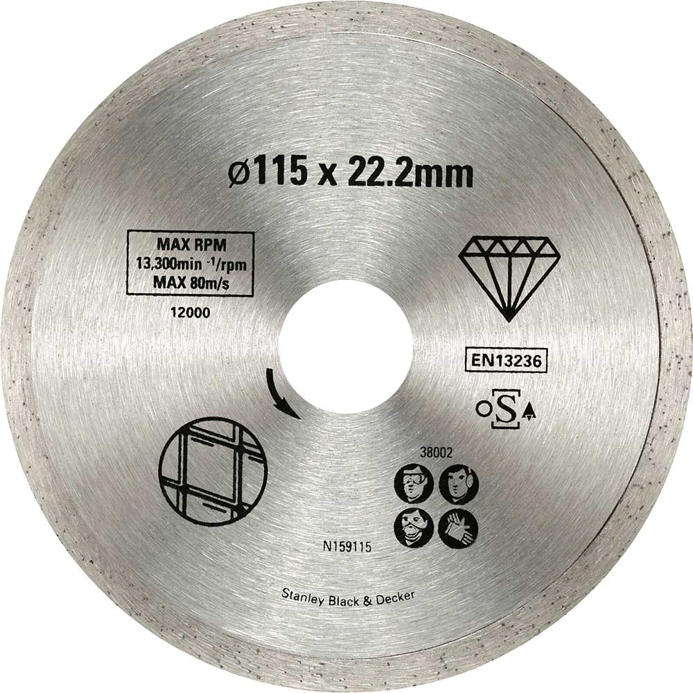 Stanley FatMax Diamond Cutting Disc for Tiles