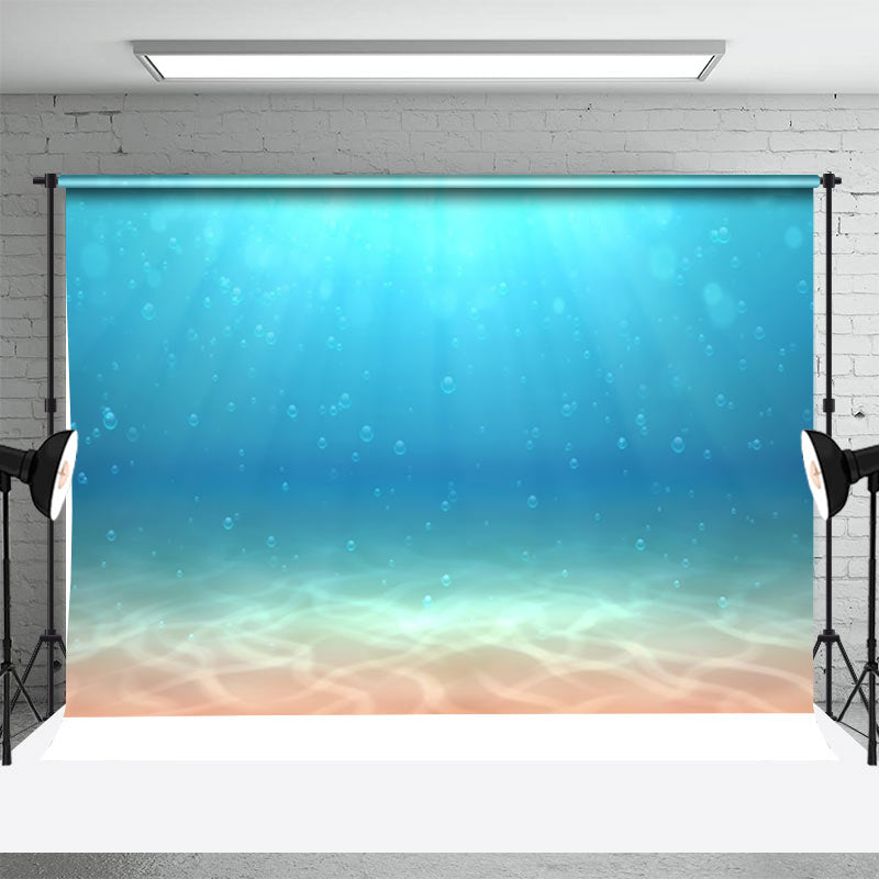 Sunshine Clear Blue Undersea Backdrop