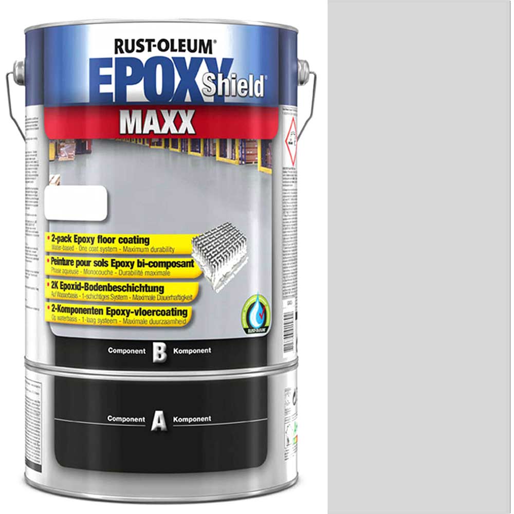 Superior Epoxy Floor Coating in Light Grey