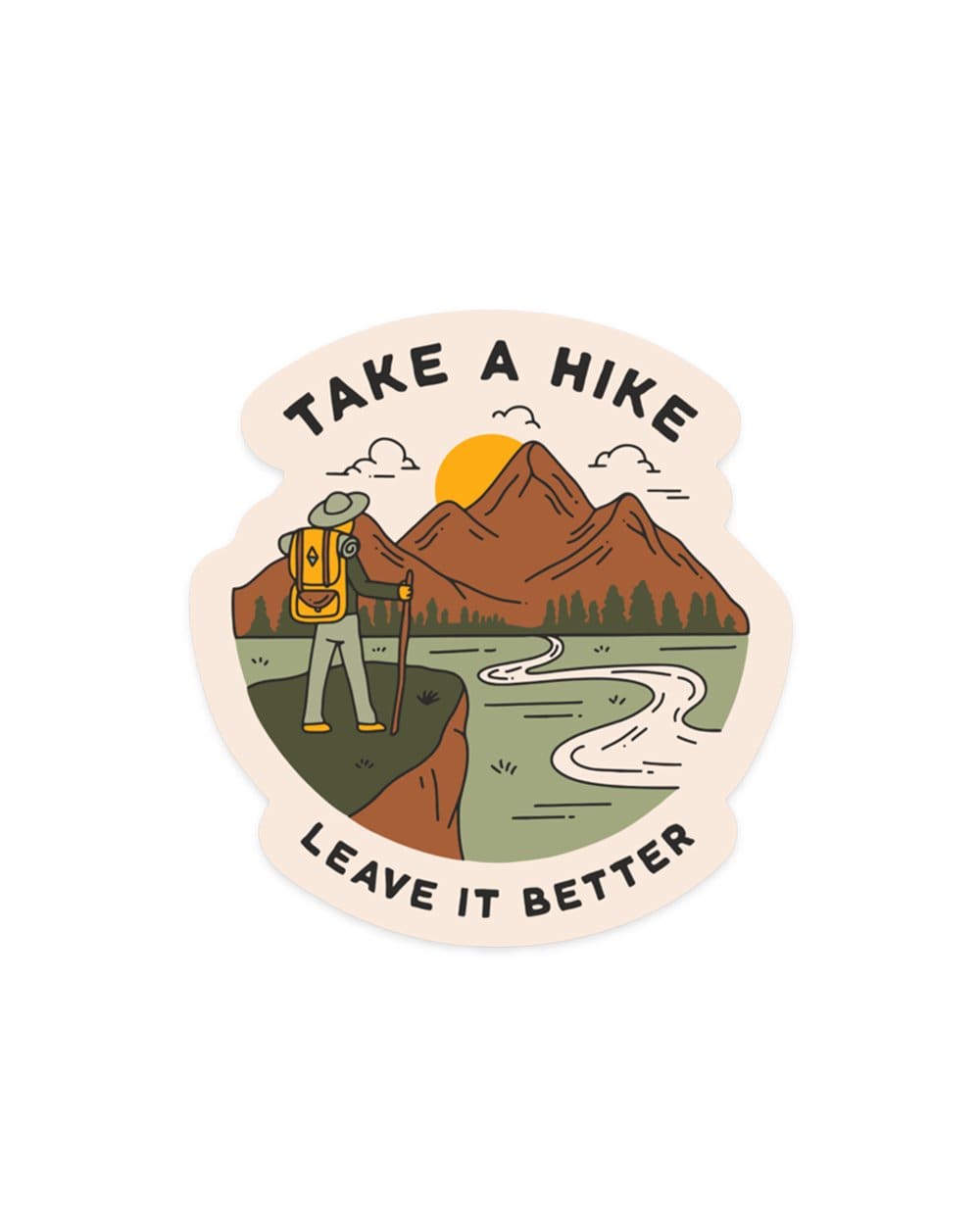 Take a Hike Outdoor Sticker