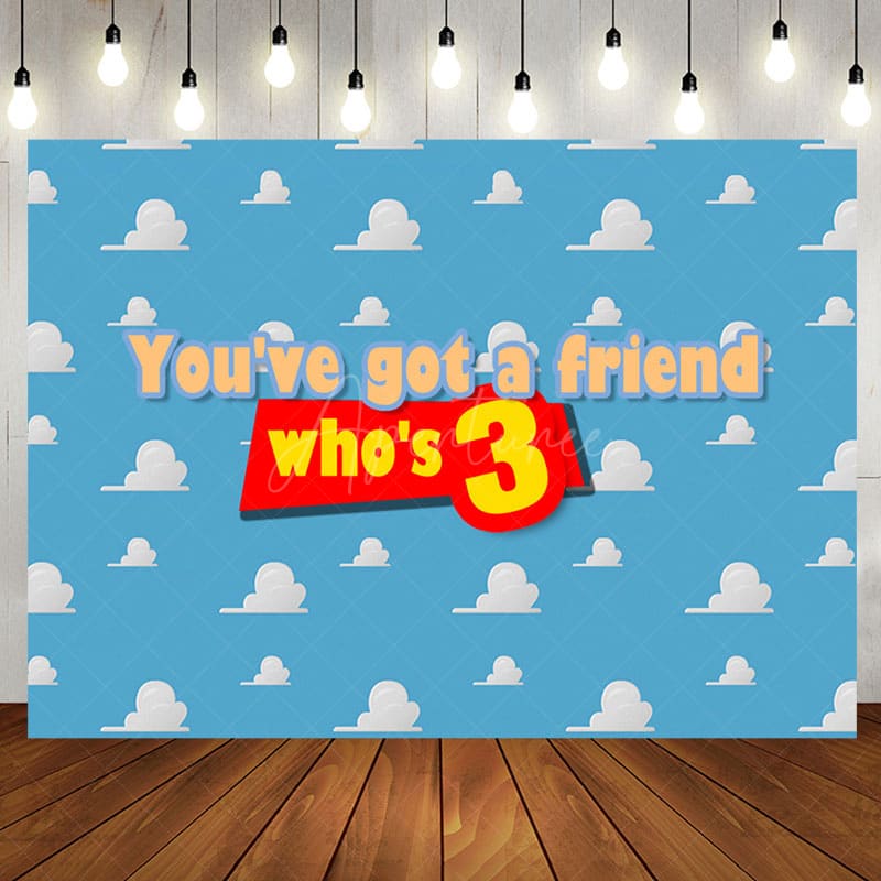 Youve Got A Friend Sky Clouds Backdrop